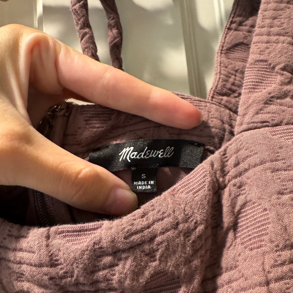 Madewell Purple Women's Dress - Picture 6 of 6